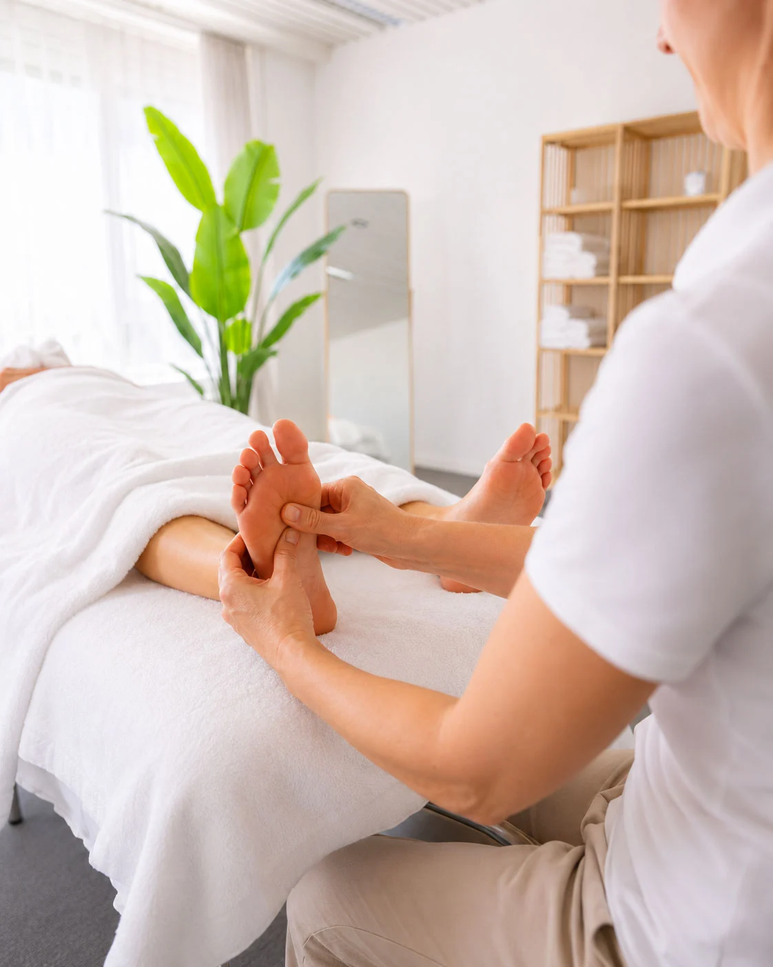 Fussreflexzonenmassage im Massage Zentrum an der Essanestrasse in Eschen